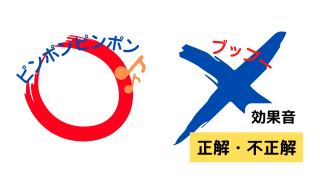 無料】著作権フリー効果音「クイズ」「正解」「不正解